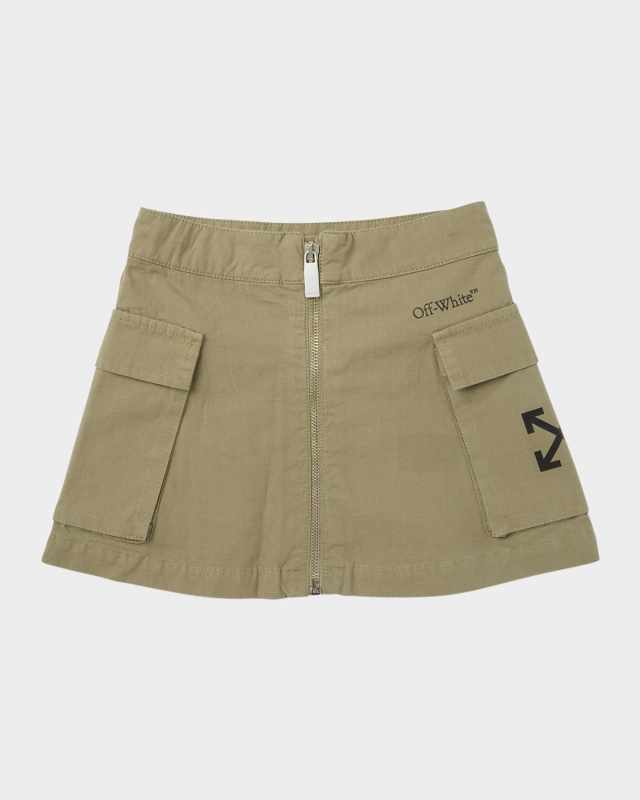 Girl's Bookish Cargo Skirt, Size